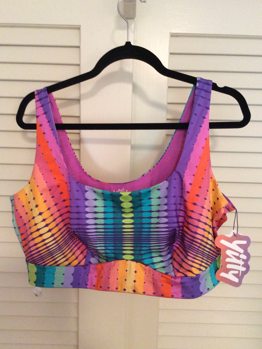 YITTY NWT 4X Rainbow Bra